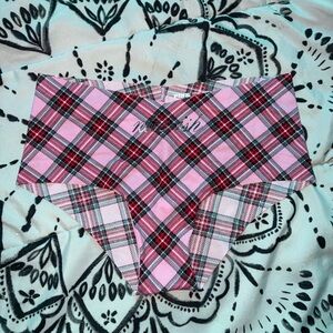 Victoria's Secret Pink Plaid Hipster Bottoms